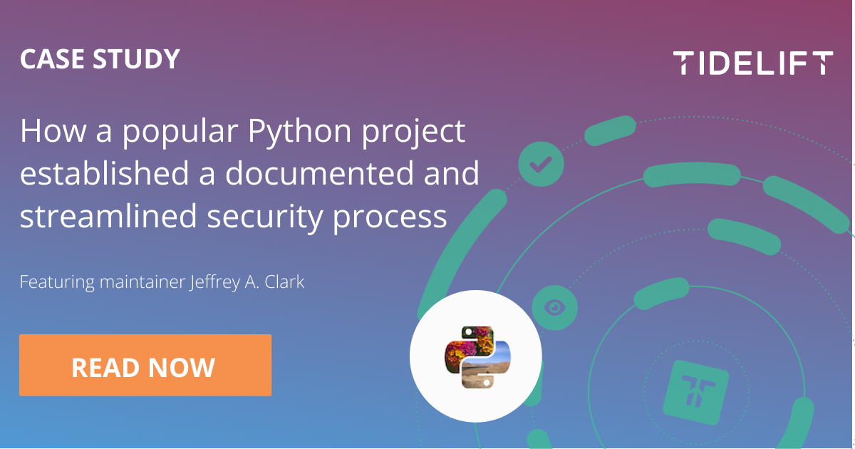 Maintainer case study: How a popular Python project established a documented and streamlined security process 