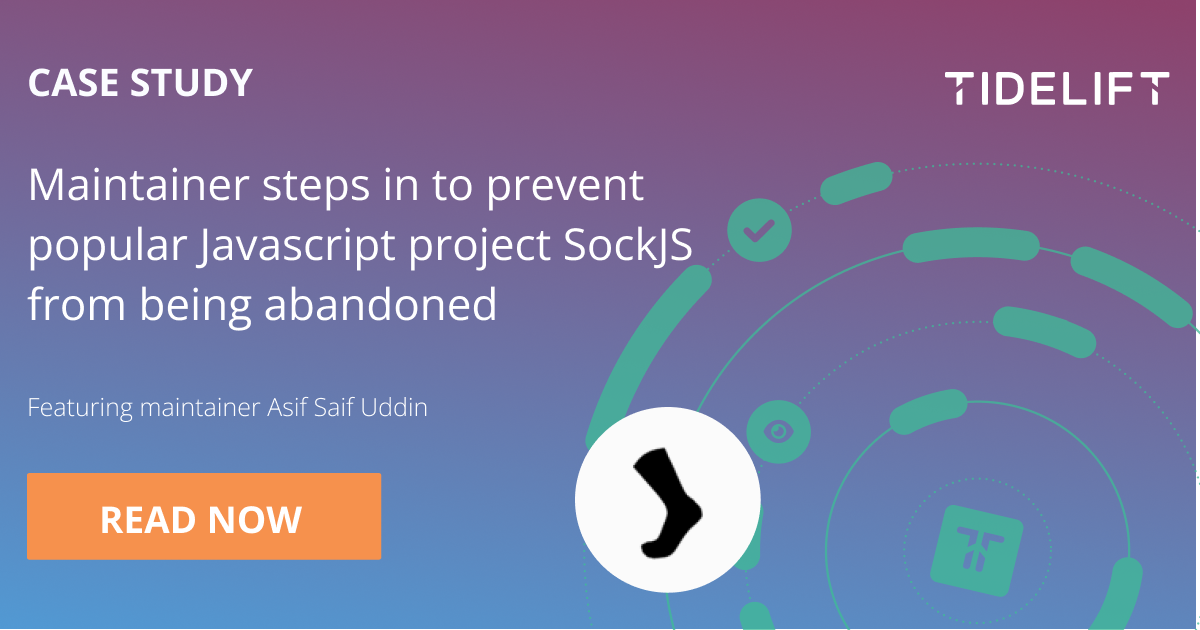 Maintainer case study: Maintainer steps in to prevent popular Javascript project SockJS from being abandoned