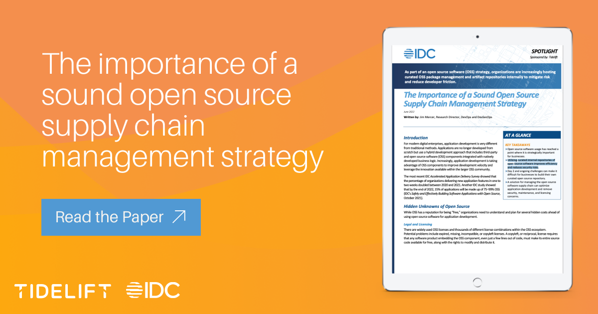 The importance of a sound open source supply chain management strategy