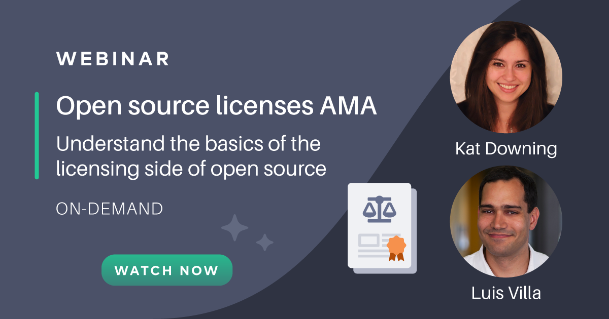 Open source licenses AMA
