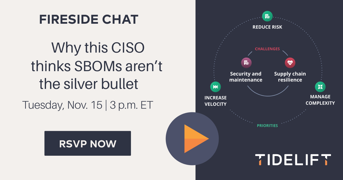 Fireside chat: Why this CISO thinks SBOMs aren't the silver bullet