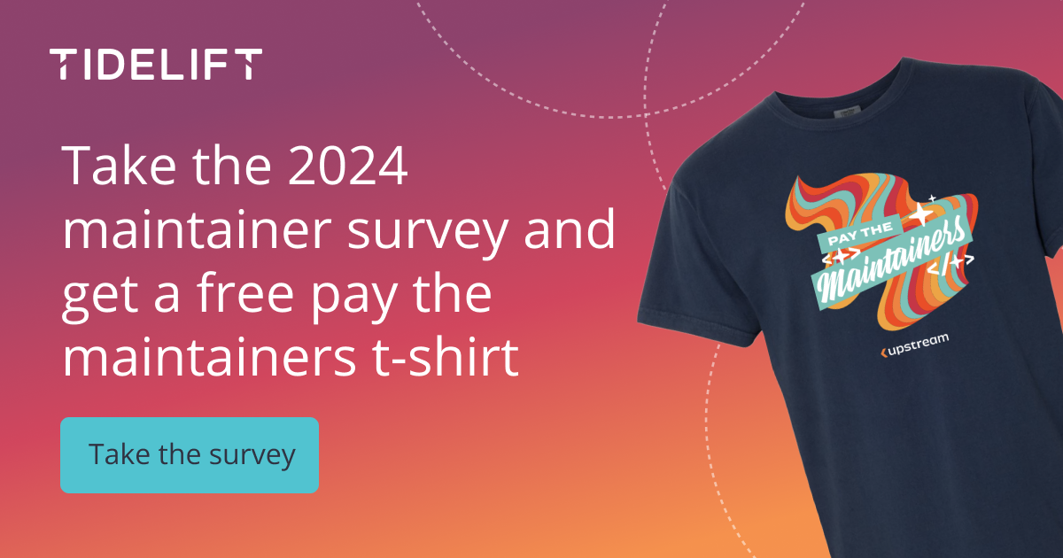 Take the 2024 open source maintainer survey!